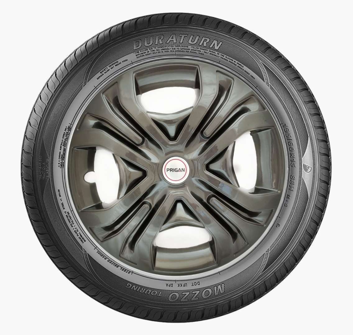 PRIGAN TIAGO TYPE-2 14 INCH GREY WHEEL COVER (Set of 4) AVAILABLE IN 14 INCH