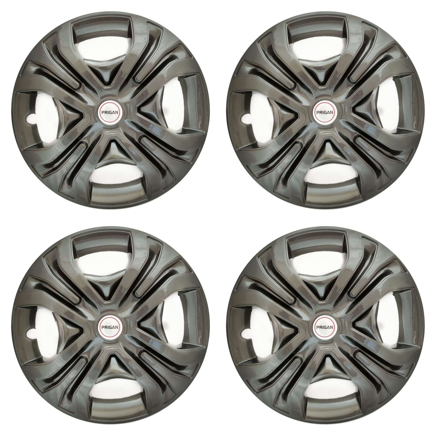 PRIGAN TIAGO TYPE-2 14 INCH GREY WHEEL COVER (Set of 4) AVAILABLE IN 14 INCH