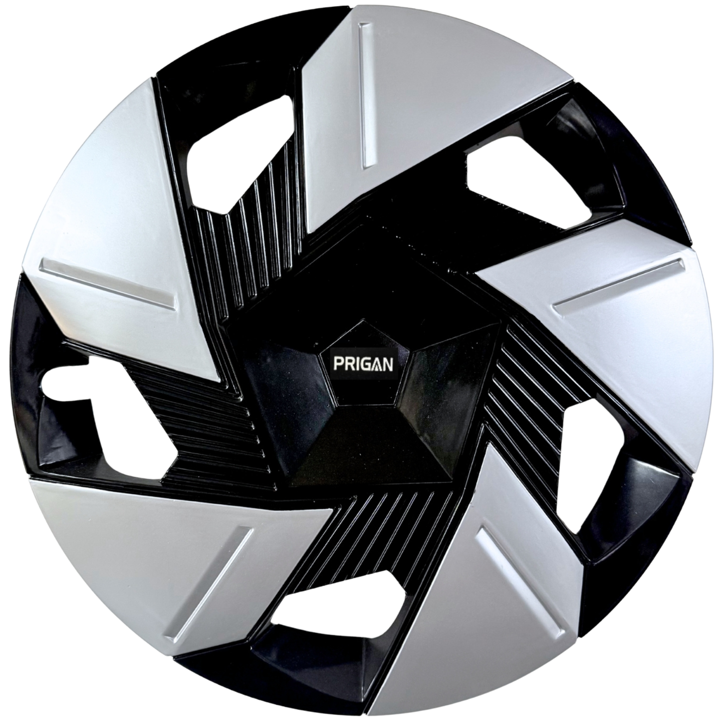 PRIGAN BE-EV 19 INCH SILVER BLACK WHEEL COVER SPECIALLY DESIGNED FOR 19 INCH STEEL RIMS (LIMITED STOCK)