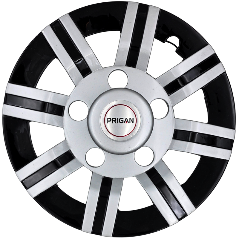 PRIGAN WHEEL COVER FOR BOLERO AND FORCE ONLY | SILVER BLACK WHEEL CAP  (Set of 4)  AVAILABLE IN 15 &16 INCH (MODEL- BOLERO/FORCE T4)