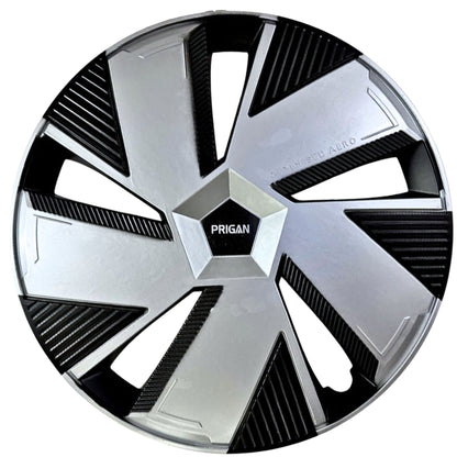 PRIGAN BE-EV / THAR T2 18 INCH SILVER BLACK WHEEL COVER SPECIALLY DESIGNED FOR 18 INCH STEEL RIMS (LIMITED STOCK)