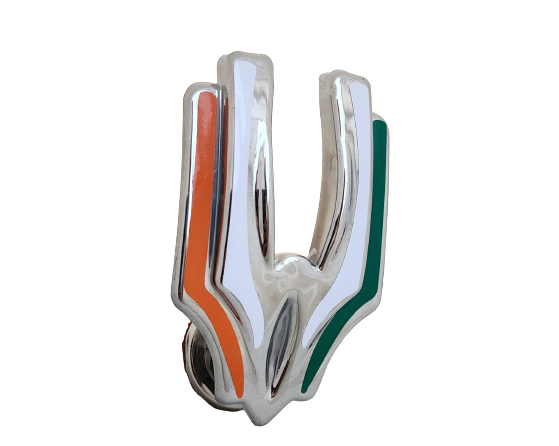 PRIGAN BONNET EMBLEM TRI COLOUR WHEEL COVER UNIVERSAL FIT (Set of 4)