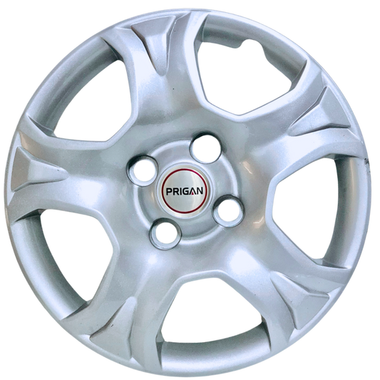 PRIGAN ECOSPORT BOLT FITTING 15 INCH SILVER WHEEL COVER  (Set of 4)  AVAILABLE IN 15 INCH (ONLY FOR ECOSPORT)