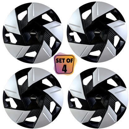 PRIGAN BE-EV 19 INCH SILVER BLACK WHEEL COVER SPECIALLY DESIGNED FOR 19 INCH STEEL RIMS (LIMITED STOCK)