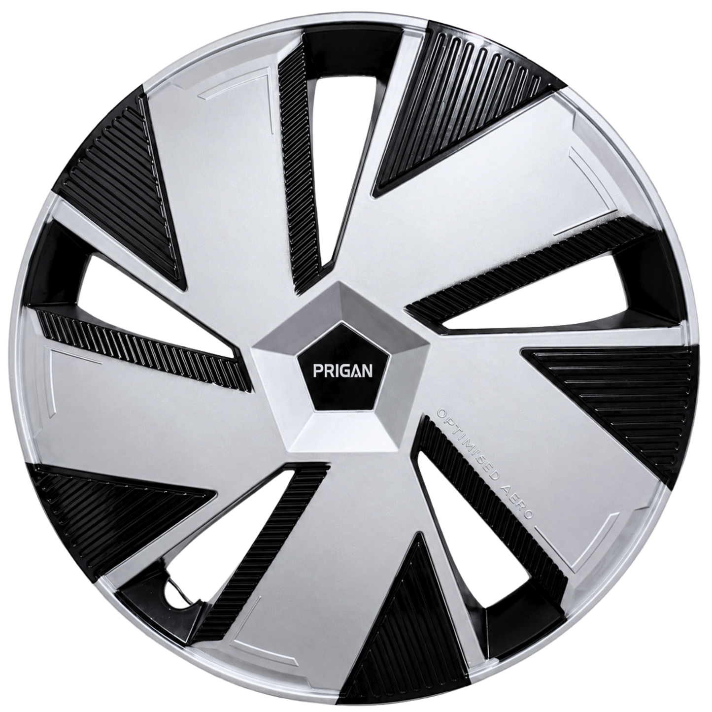 PRIGAN BE-EV / THAR T2 18 INCH SILVER BLACK WHEEL COVER SPECIALLY DESIGNED FOR 18 INCH STEEL RIMS (LIMITED STOCK)