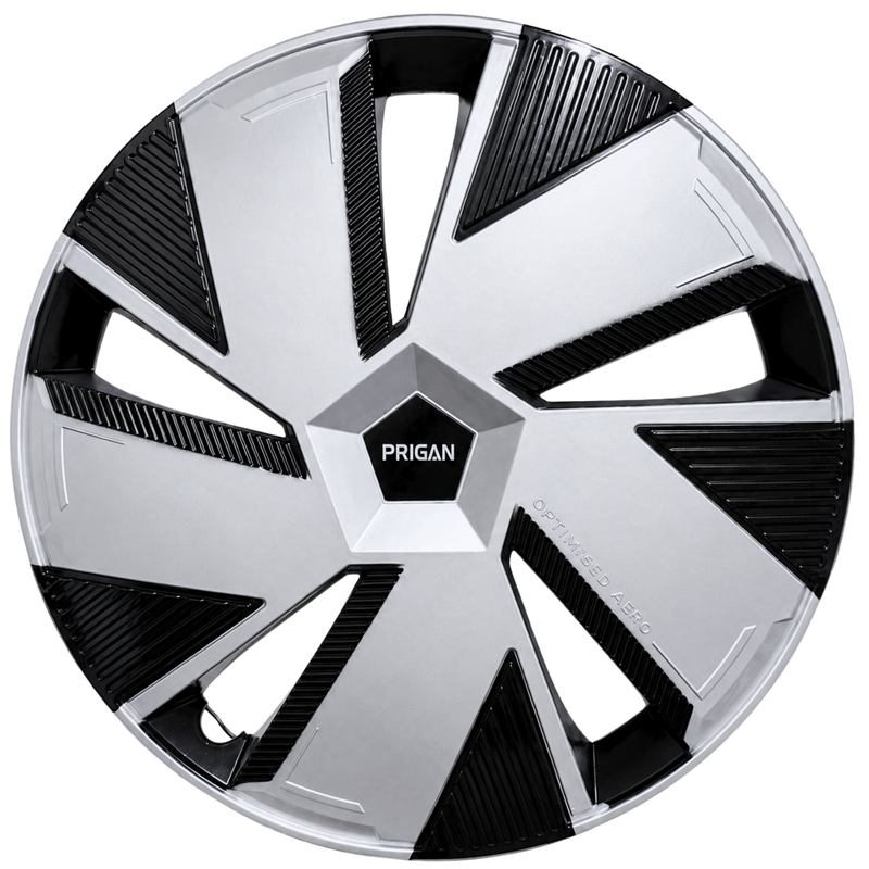 PRIGAN BE-EV / THAR T2 18 INCH SILVER BLACK WHEEL COVER SPECIALLY DESIGNED FOR 18 INCH STEEL RIMS (LIMITED STOCK)