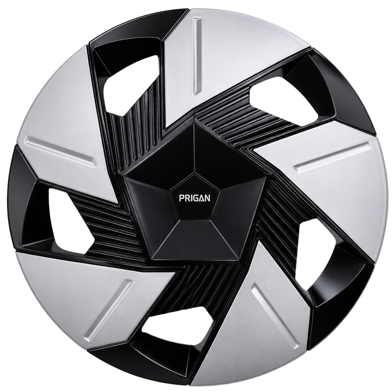 PRIGAN BE-EV 19 INCH SILVER BLACK WHEEL COVER SPECIALLY DESIGNED FOR 19 INCH STEEL RIMS (LIMITED STOCK)