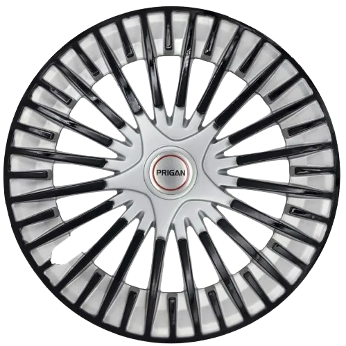 PRIGAN ACURA SILVER BLACK WHEEL COVER  (Set of 4)  AVAILABLE IN 14,15 INCH