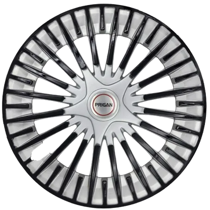 PRIGAN ACURA SILVER BLACK WHEEL COVER  (Set of 4)  AVAILABLE IN 14,15 INCH