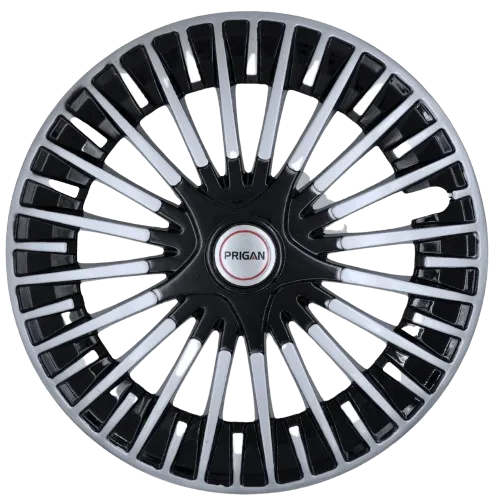 PRIGAN ACURA BLACK SILVER WHEEL COVER  (Set of 4)  AVAILABLE IN 14,15 INCH