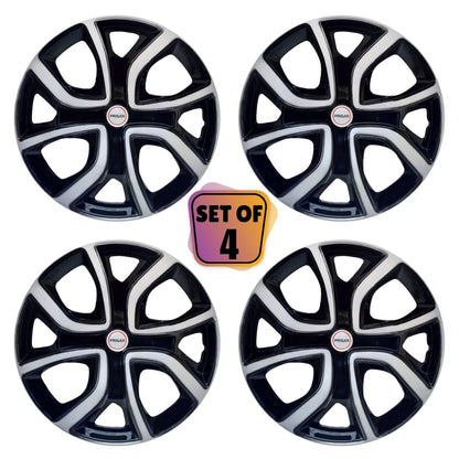 PRIGAN ALTROZ SILVER BLACK WHEEL COVER  (Set of 4)  AVAILABLE IN 14,16 INCH