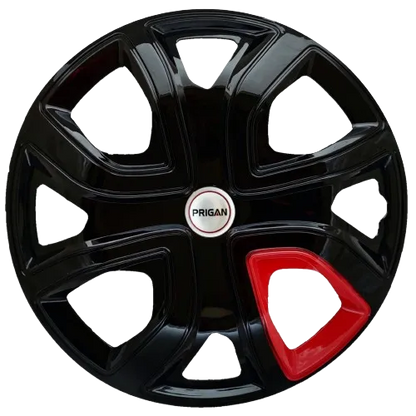 PRIGAN ALTROZ ONE BOX RED WHEEL COVER  (Set of 4)  AVAILABLE IN 14,16 INCH