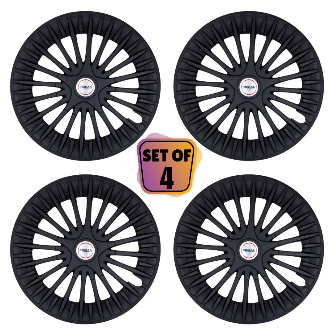 PRIGAN ACURA BLACK WHEEL COVER  (Set of 4)  AVAILABLE IN 14,15 INCH