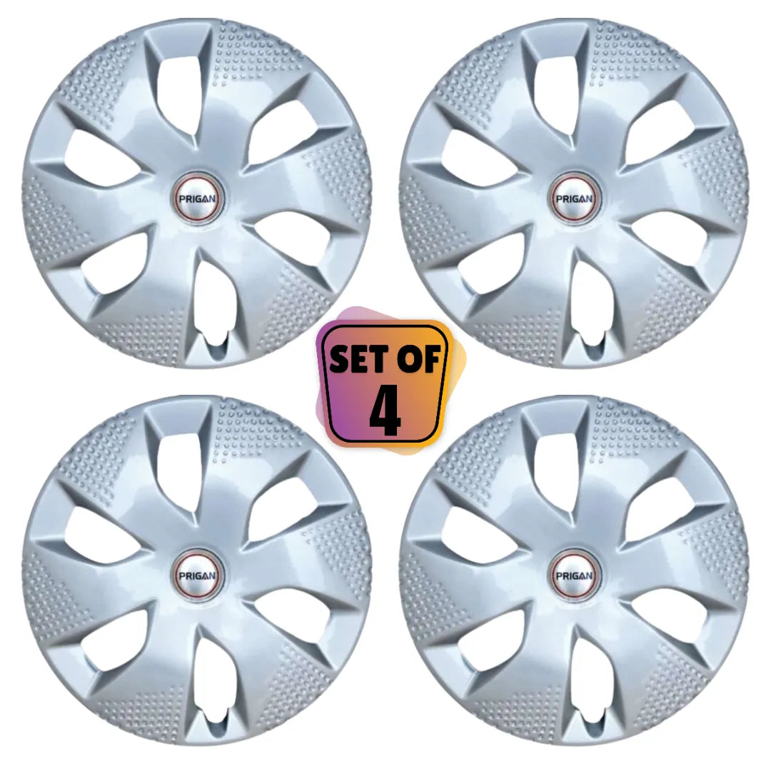 PRIGAN ALTO-K10 13 INCH SILVER WHEEL COVER  (Set of 4)  AVAILABLE IN 13 INCH