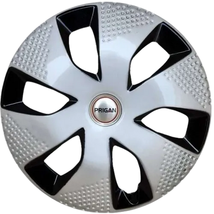 PRIGAN ALTO-K10 13 INCH SILVER BLACK WHEEL COVER  (Set of 4)  AVAILABLE IN 13 INCH