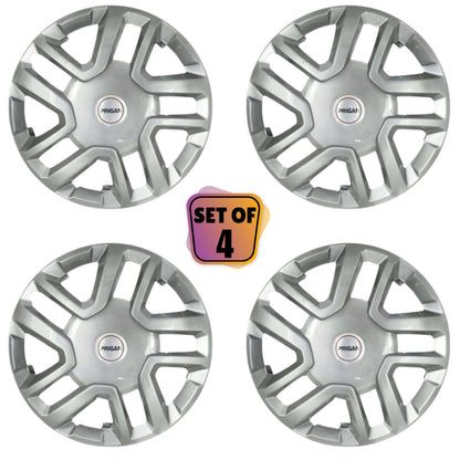 PRIGAN BREZZA 16 INCH SILVER WHEEL COVER  (Set of 4)  AVAILABLE IN 16 INCH