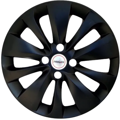 PRIGAN BALENO 15 INCH BLACK WHEEL COVER  (Set of 4)  AVAILABLE IN 15 INCH