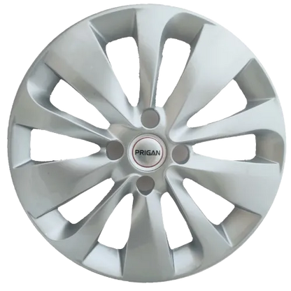 PRIGAN BALENO 15 INCH SILVER WHEEL COVER  (Set of 4)  AVAILABLE IN 15 INCH