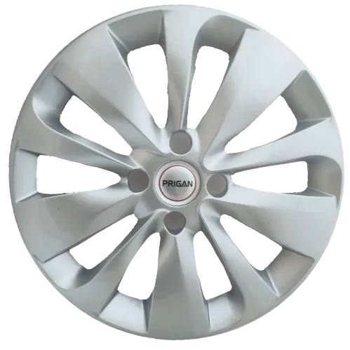 PRIGAN BALENO 15 INCH SILVER WHEEL COVER  (Set of 4)  AVAILABLE IN 15 INCH