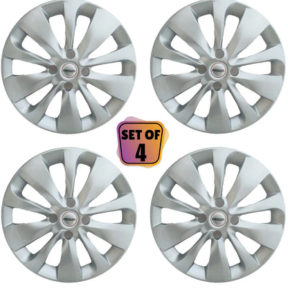 PRIGAN BALENO 15 INCH SILVER WHEEL COVER  (Set of 4)  AVAILABLE IN 15 INCH