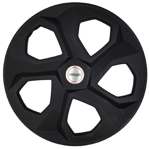 PRIGAN BREZZA 16 INCH TYPE 2 BLACK WHEEL COVER  (Set of 4)  AVAILABLE IN 16 INCH