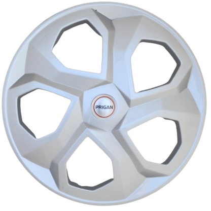 PRIGAN BREZZA 16 INCH TYPE 2 SILVER WHEEL COVER  (Set of 4)  AVAILABLE IN 16 INCH