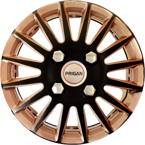 PRIGAN CAMRY BLACK COPPER WHEEL COVER  (Set of 4)  AVAILABLE IN 12,13,14,15,16 INCH