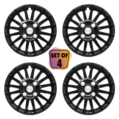 PRIGAN CAMRY BLACK WHEEL COVER  (Set of 4)  AVAILABLE IN 12,13,14,15,16 INCH