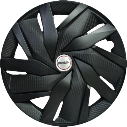 PRIGAN EAGLE BLACK WHEEL COVER  (Set of 4)  AVAILABLE IN 12,13,14,15 INCH