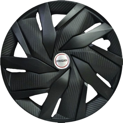 PRIGAN EAGLE BLACK WHEEL COVER  (Set of 4)  AVAILABLE IN 12,13,14,15 INCH