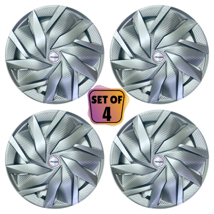 PRIGAN EAGLE SILVER WHEEL COVER  (Set of 4)  AVAILABLE IN 12,13,14,15 INCH