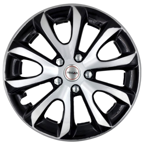 PRIGAN NEW GRAND VITARA 17 INCH SILVER BLACK WHEEL COVER  (Set of 4)  AVAILABLE IN 17 INCH