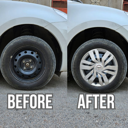 PRIGAN I-DTEC 15 INCH SILVER WHEEL COVER  (Set of 4)  AVAILABLE IN 15 INCH