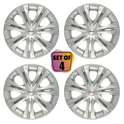 PRIGAN INNOVA 15 INCH SILVER WHEEL COVER  (Set of 4)  AVAILABLE IN 15 INCH