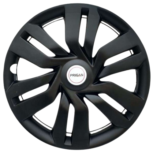 PRIGAN I-DTEC 15 INCH BLACK WHEEL COVER  (Set of 4)  AVAILABLE IN 15 INCH