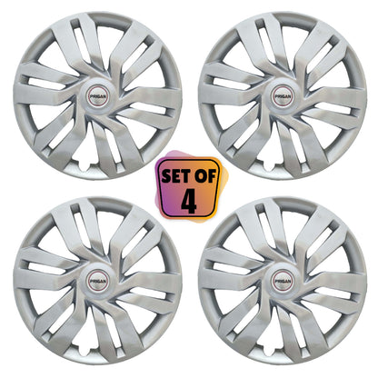 PRIGAN I-DTEC 15 INCH SILVER WHEEL COVER  (Set of 4)  AVAILABLE IN 15 INCH