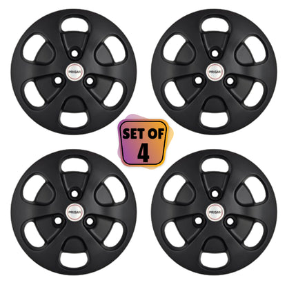 PRIGAN NANO BLACK WHEEL COVER  (Set of 4)  AVAILABLE IN 12 INCH  (BOLT FITTING)