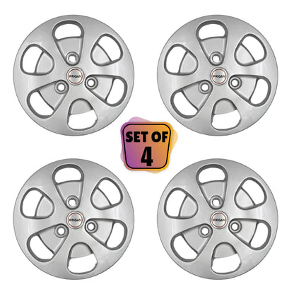 PRIGAN NANO SILVER WHEEL COVER  (Set of 4)  AVAILABLE IN 12 INCH  (BOLT FITTING)