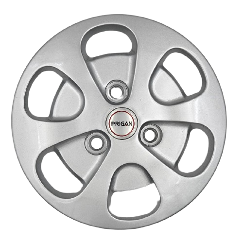 PRIGAN NANO SILVER WHEEL COVER  (Set of 4)  AVAILABLE IN 12 INCH  (BOLT FITTING)