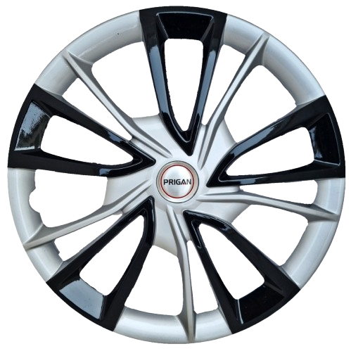 PRIGAN NEW XUV 700 17 INCH SILVER BLACK WHEEL COVER  (Set of 4)  AVAILABLE IN 17 INCH