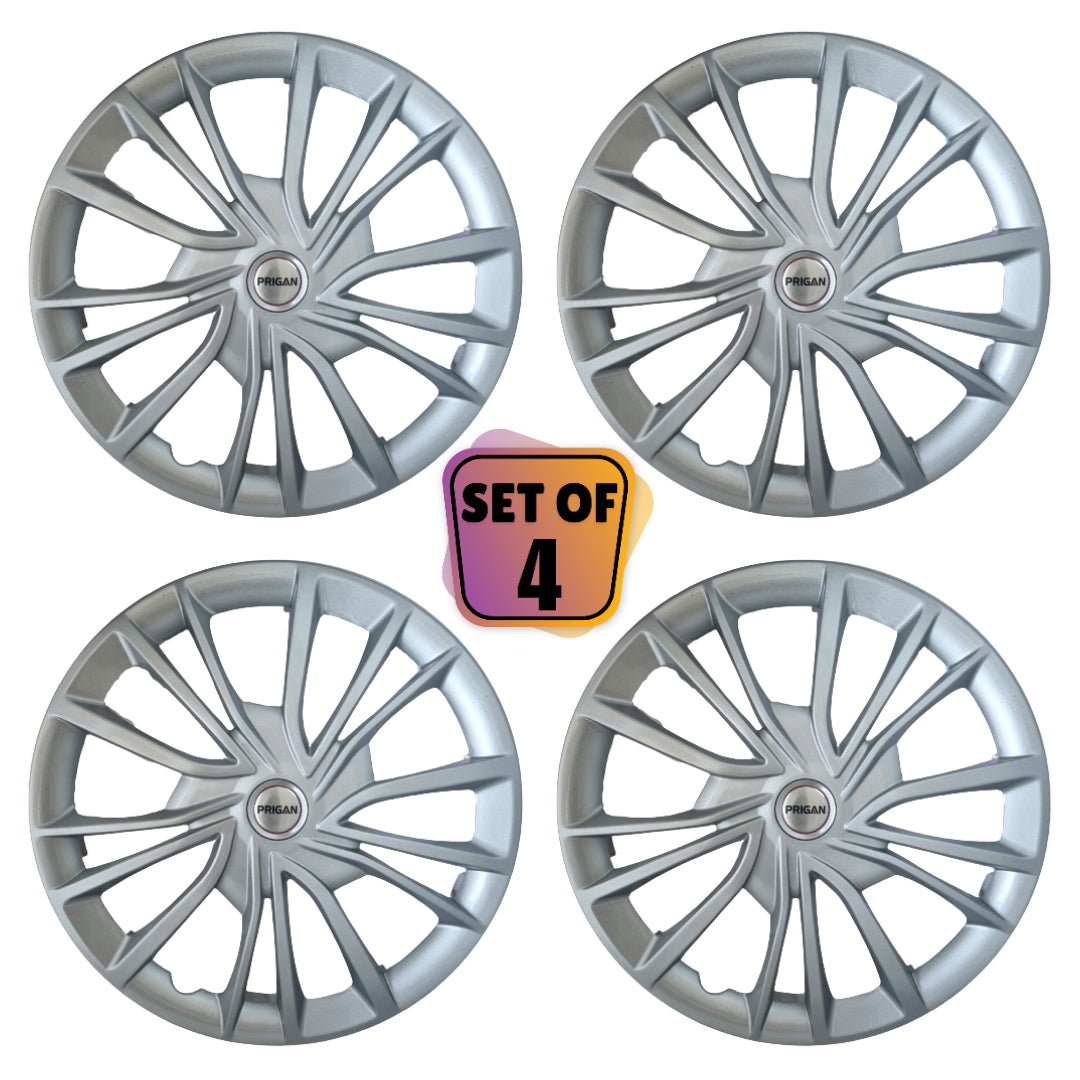 PRIGAN NEW XUV 700 17 INCH SILVER WHEEL COVER  (Set of 4)  AVAILABLE IN 17 INCH