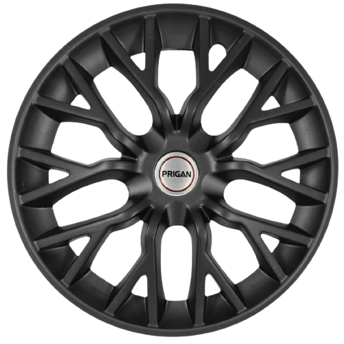 PRIGAN PHANTOM MATTE BLACK WHEEL COVER  (Set of 4)  AVAILABLE IN 12,13,14,15,16  INCH