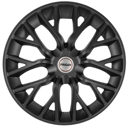 PRIGAN PHANTOM MATTE BLACK WHEEL COVER  (Set of 4)  AVAILABLE IN 12,13,14,15,16  INCH