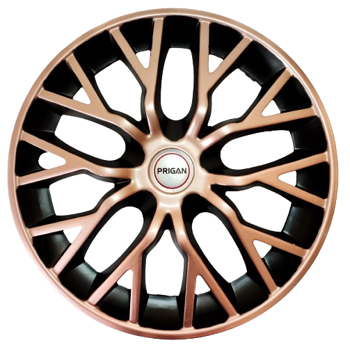 PRIGAN PHANTOM COPPER BLACK WHEEL COVER  (Set of 4)  AVAILABLE IN 12,13,14,15,16  INCH