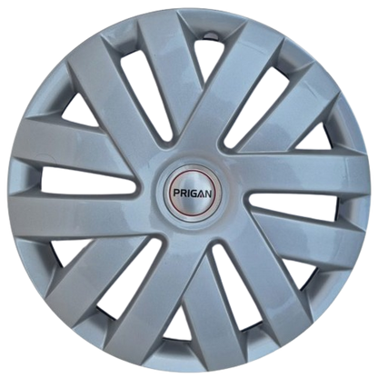 PRIGAN POLO 15 INCH SILVER WHEEL COVER  (Set of 4)  AVAILABLE IN 15 INCH