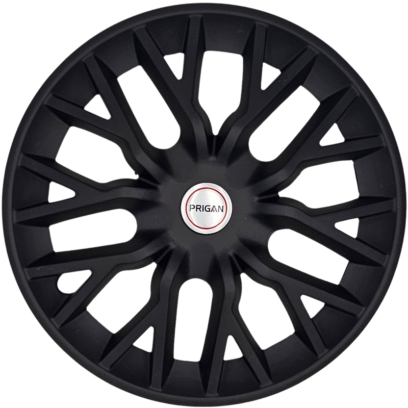 PRIGAN PHANTOM MATTE BLACK WHEEL COVER  (Set of 4)  AVAILABLE IN 12,13,14,15,16  INCH