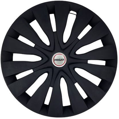 PRIGAN SAVI 16 INCH BLACK WHEEL COVER  (Set of 4)  AVAILABLE IN 16 INCH