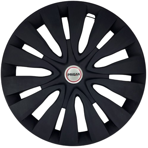 PRIGAN SAVI 16 INCH BLACK WHEEL COVER  (Set of 4)  AVAILABLE IN 16 INCH