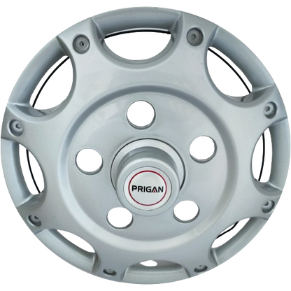 PRIGAN BOLERO 4X4 SILVER 15 WHEEL COVER  (Set of 4)  AVAILABLE IN 15 INCH