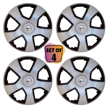 PRIGAN SCORPIO TYPE-1 BLACK SILVER 17 WHEEL COVER  (Set of 4)  AVAILABLE IN 17 INCH